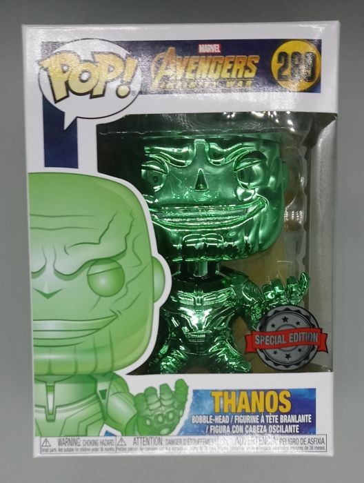 #289 Thanos (Green) - Chrome - Marvel Avengers Infinity War Funko POP