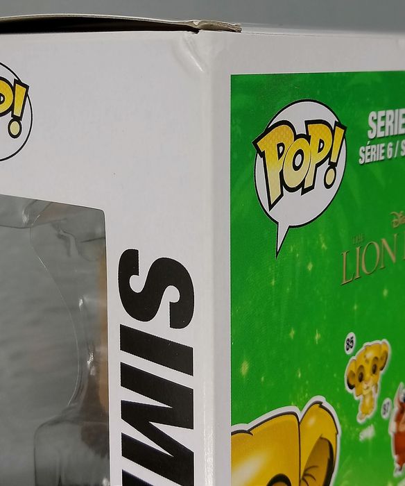 #85 Simba - Flocked - Disney Lion King - Box Damaged Funko POP
