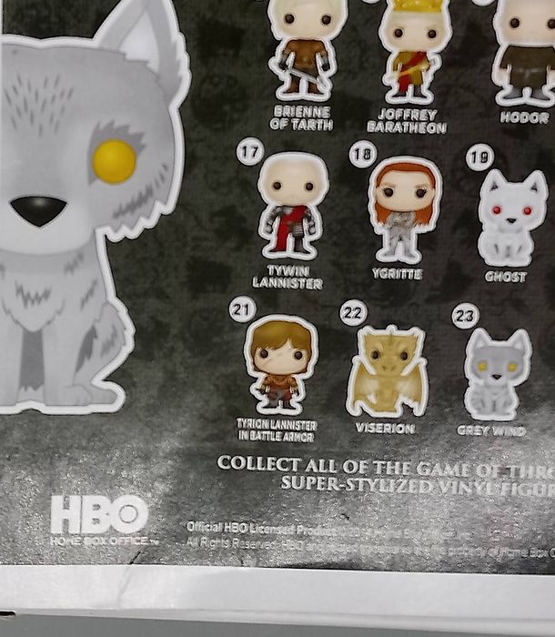 #23 Grey Wind - Game of Thrones - Box Damaged Funko POP