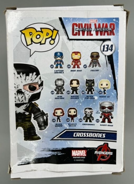 134 Crossbones - Marvel Captain America Civil War - Damaged Box Funko POP