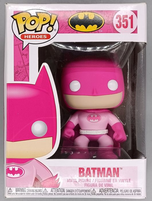 351 Batman (BCA) - DC - Breast Cancer Awareness - Funko POP - Box Damaged