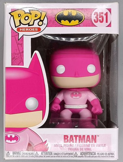 351 Batman (BCA) - DC - Breast Cancer Awareness - Funko POP - Box Damaged