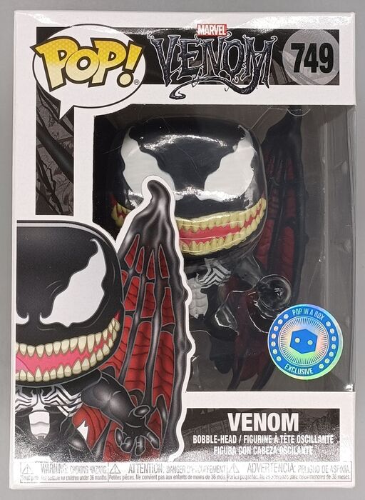749 Venom (w/ Wings) - Marvel Venom - Funko POP - Box Damaged