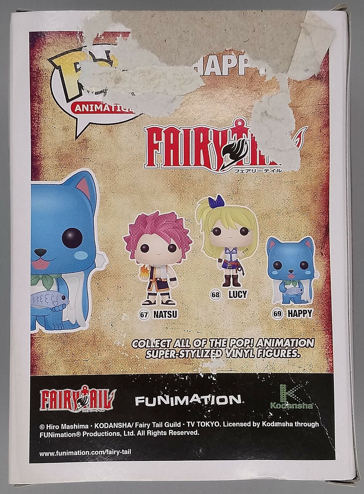 #69 Happy - Fairy Tail - Box Damaged Funko POP