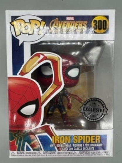 #300 Iron Spider (w/ Legs) Marvel Avengers: Infinity Box Damaged Funko POP