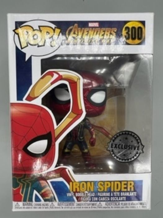 #300 Iron Spider (w/ Legs) Marvel Avengers: Infinity Box Damaged Funko POP