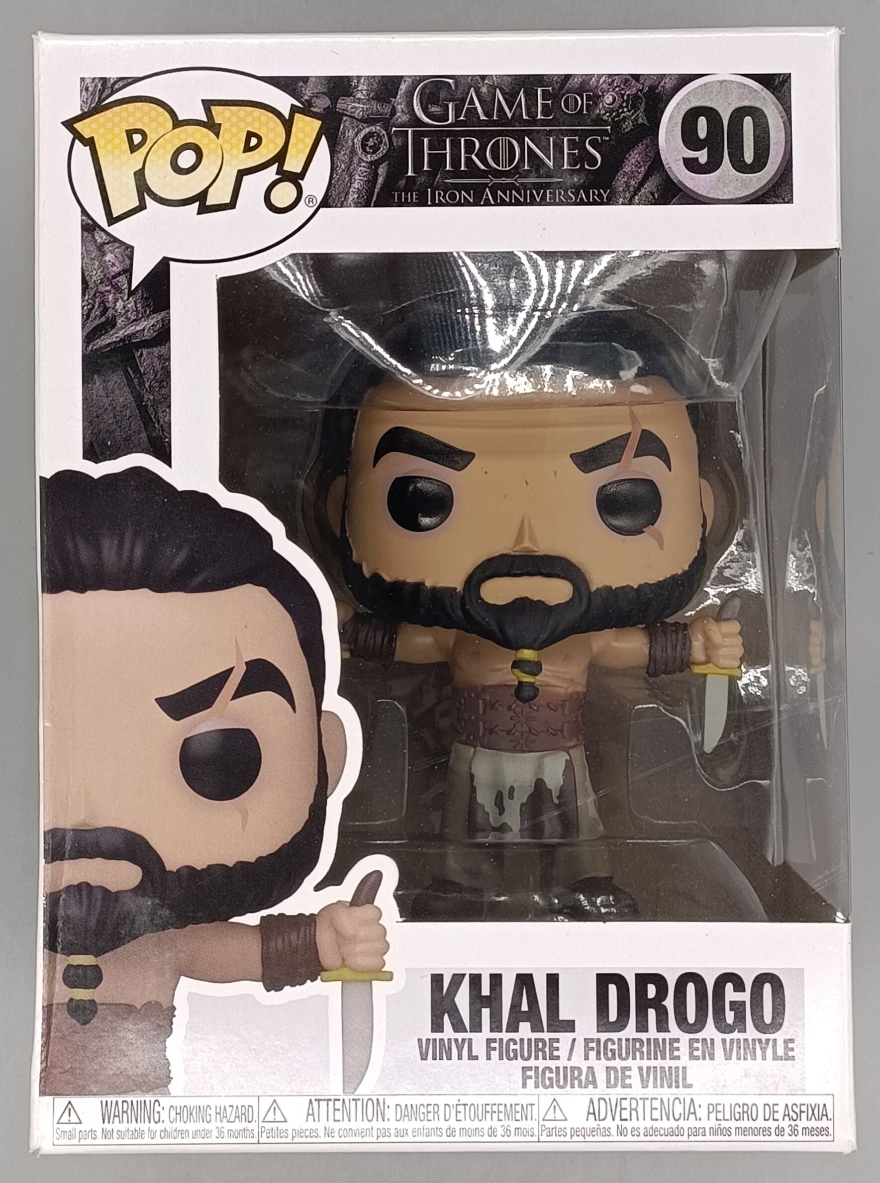 90 Khal Drogo (w/ Daggers) - Game of Thrones Funko POP - Box Damaged