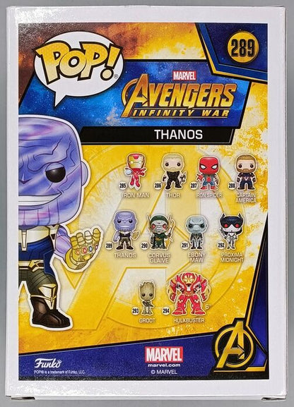 289 Thanos - Metallic - Marvel Avengers Infinity War Funko POP
