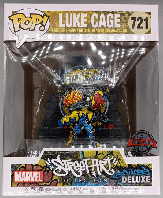 #721 Luke Cage - Deluxe - Marvel Street Art Funko POP