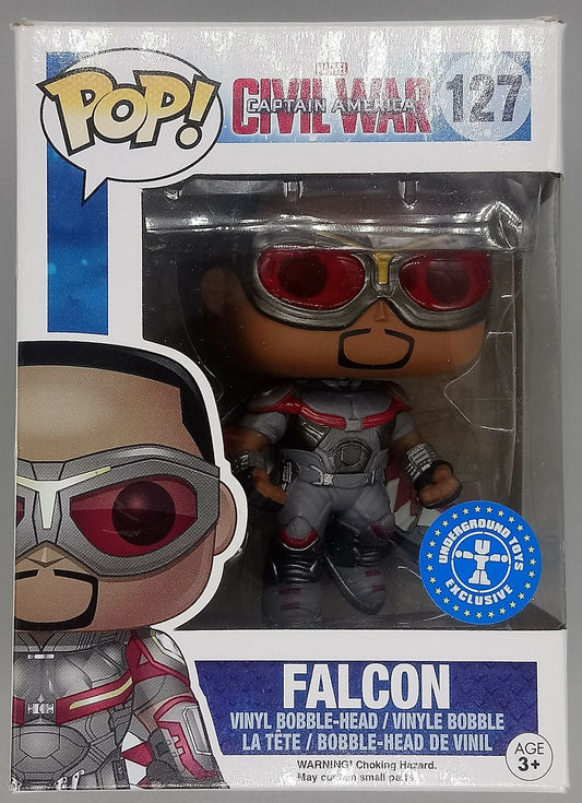 #127 Falcon - Marvel Captain America Civil War Box Damaged Funko POP