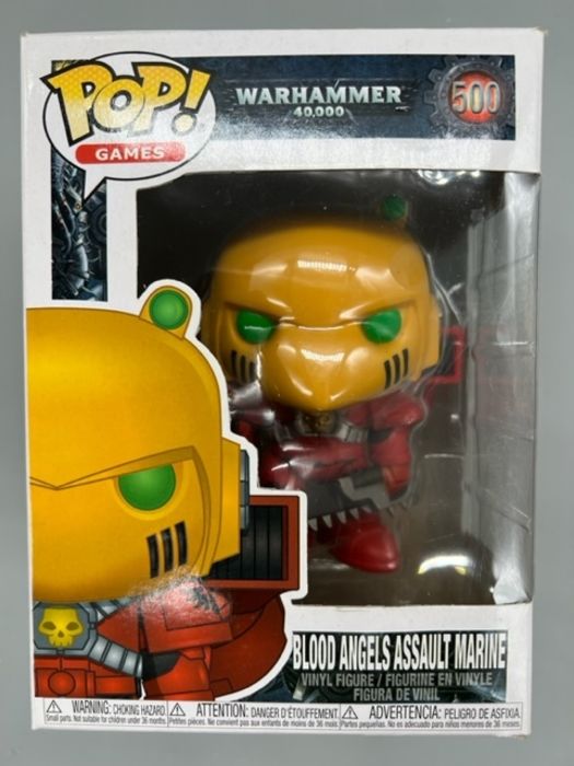 #500 Blood Angels Assault Marine Warhammer 40000 Box Damaged Funko POP