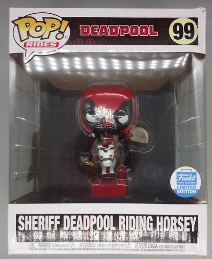 99 Sheriff Deadpool Riding Horsey - Marvel - Rides - Funko POP - Box Damaged