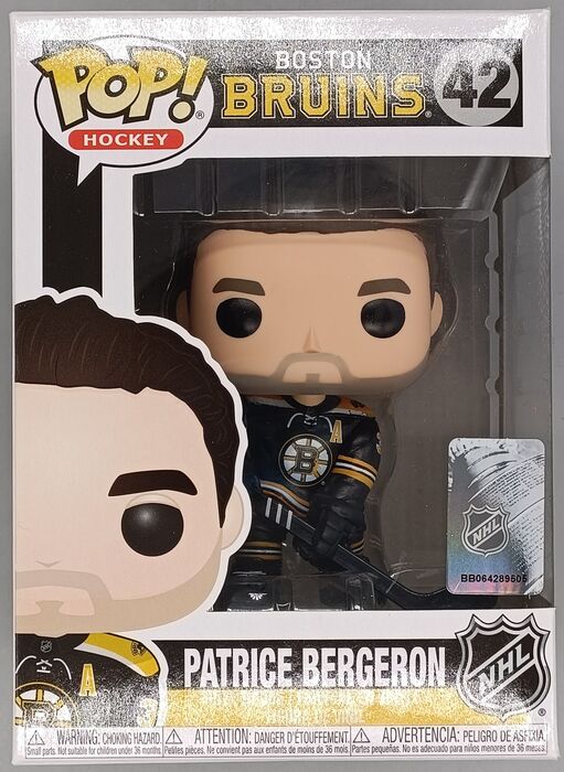 #42 Patrice Bergeron - NHL Hockey Boston Bruins Funko POP