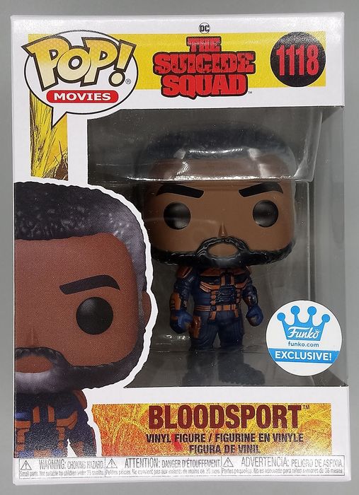 #1118 Bloodsport (Unmasked) - The Suicide Squad - Funko Exc Funko POP