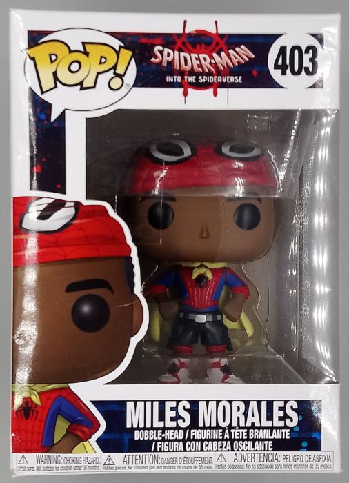 #403 Miles Morales (w/ Cape) Marvel - Box Damaged Funko POP