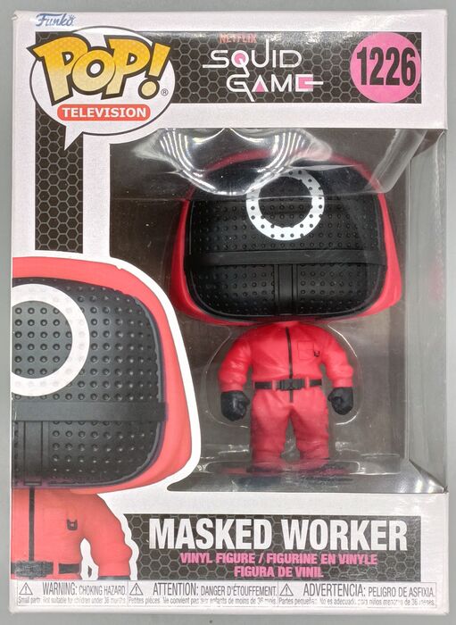 1226 Masked Worker - Squid Game - Box Damaged Funko POP