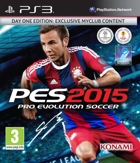 Pro Evolution Soccer 2015 PES2015 Day One  for Playstation 3 (PS3)Edition