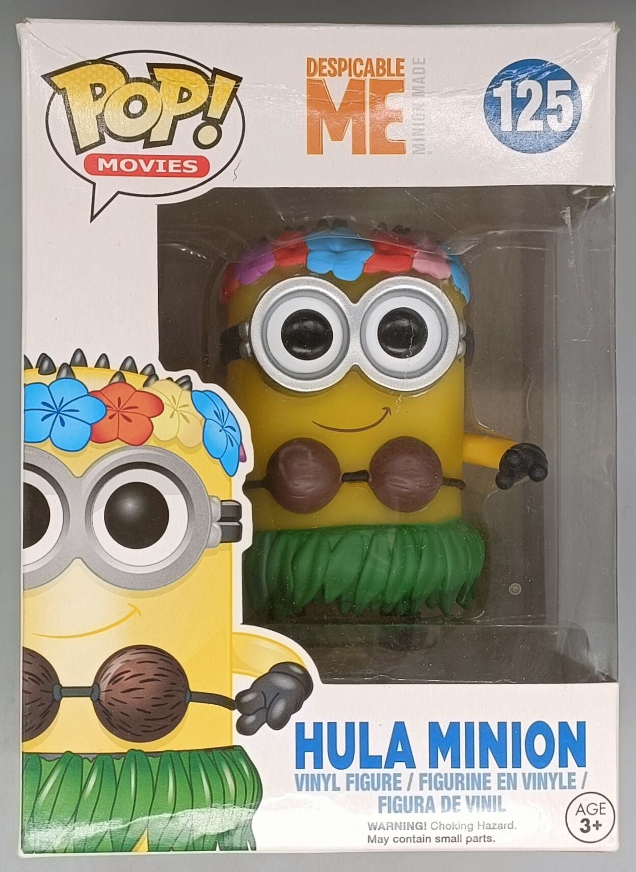 125 Hula Minion - Pop Movies - Funko POP - Box Damaged