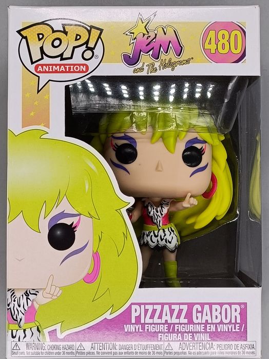 #480 Pizzazz Gabor - Jem and the Holograms - Box Damaged Funko POP