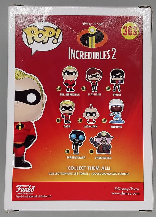 363 Mr. Incredible - Disney Incredibles 2 - Box Damaged Funko POP