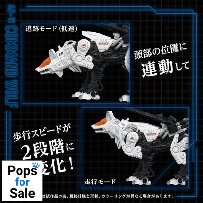 Zoids Plastic Model Kit 1/72 AZ-11 Command Wolf 20 cm