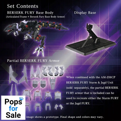 Zoids Plastic Model Kit AM-Z01EX Berserk Fury (Elementary Body)