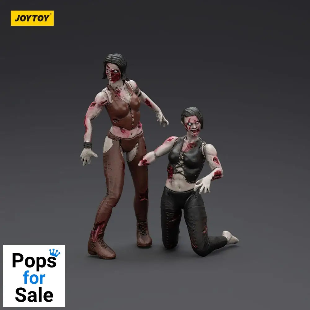 Zombie Dark Source Action Figures 2-Pack Female wrestlers 8 cm