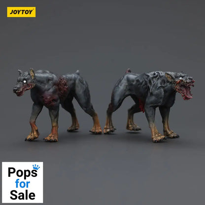 Zombie Dark Source Action Figures 2-Pack Police Dogs 8 cm