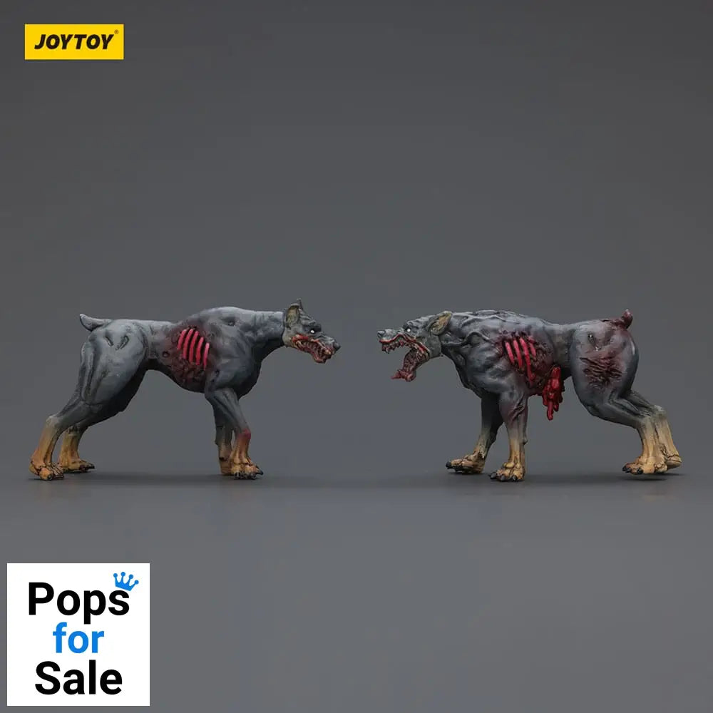 Zombie Dark Source Action Figures 2-Pack Police Dogs 8 cm Action figures