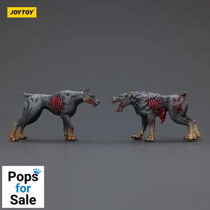 Zombie Dark Source Action Figures 2-Pack Police Dogs 8 cm Action figures
