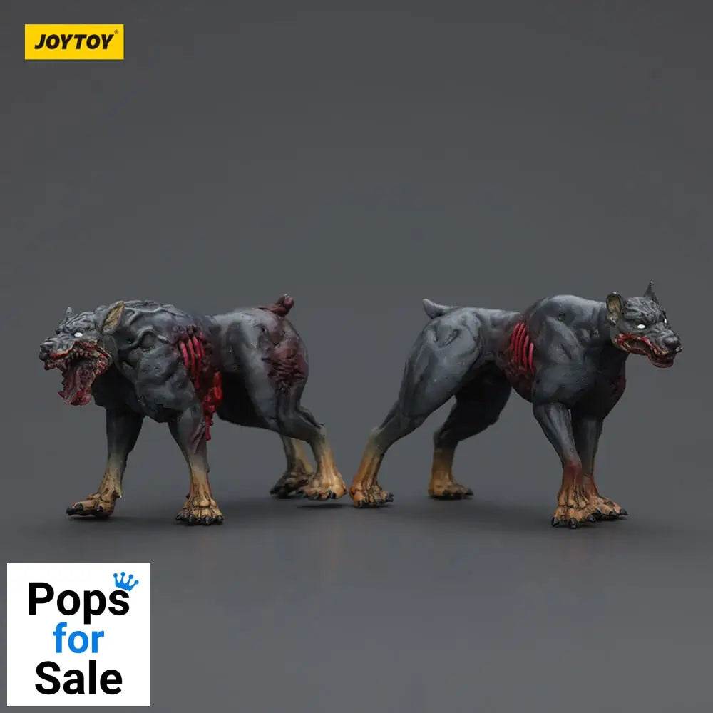Zombie Dark Source Action Figures 2-Pack Police Dogs 8 cm