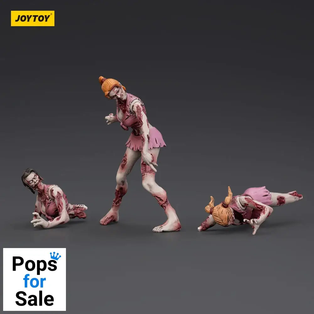 Zombie Dark Source Action Figures 3-Pack Cheer Leaders 8 cm