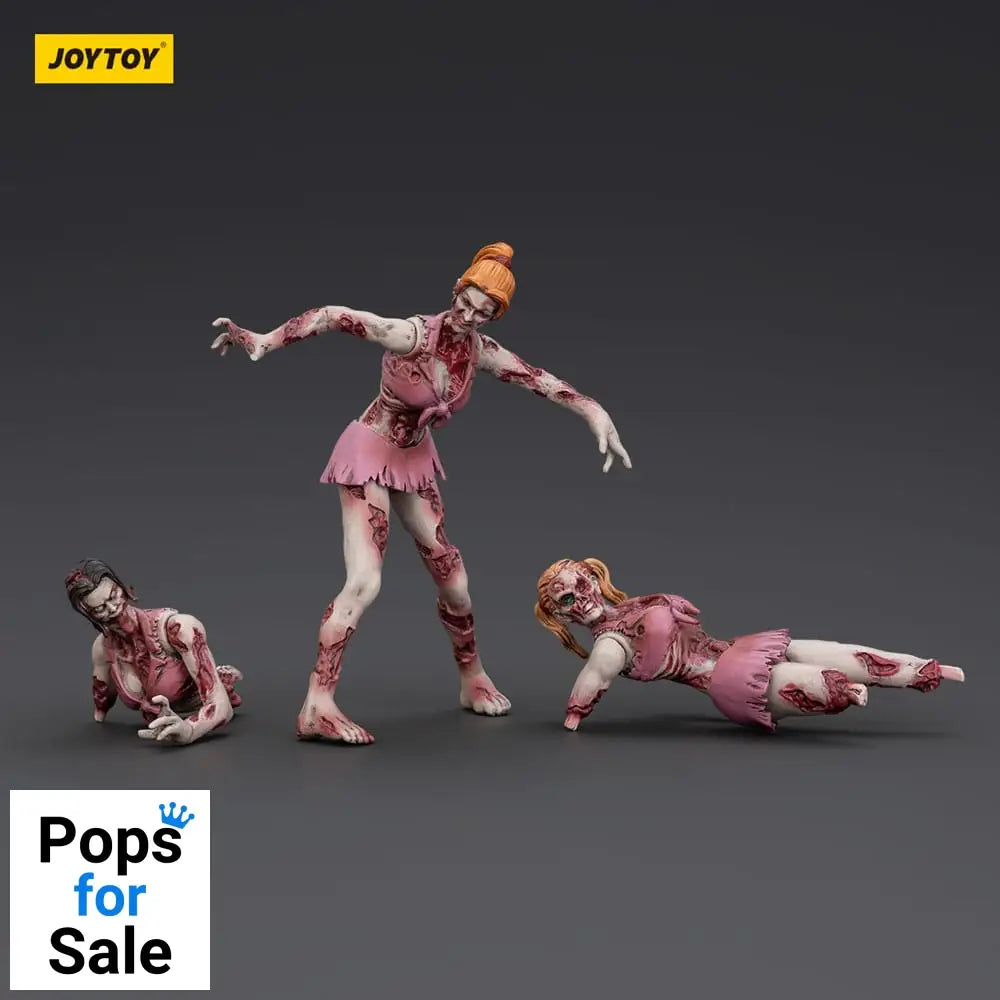 Zombie Dark Source Action Figures 3-Pack Cheer Leaders 8 cm