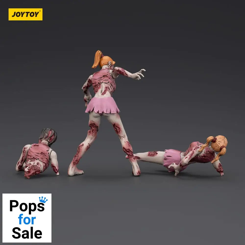 Zombie Dark Source Action Figures 3-Pack Cheer Leaders 8 cm