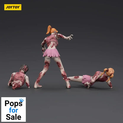 Zombie Dark Source Action Figures 3-Pack Cheer Leaders 8 cm