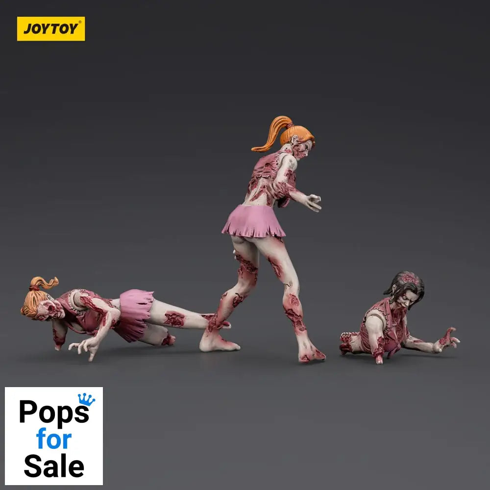 Zombie Dark Source Action Figures 3-Pack Cheer Leaders 8 cm