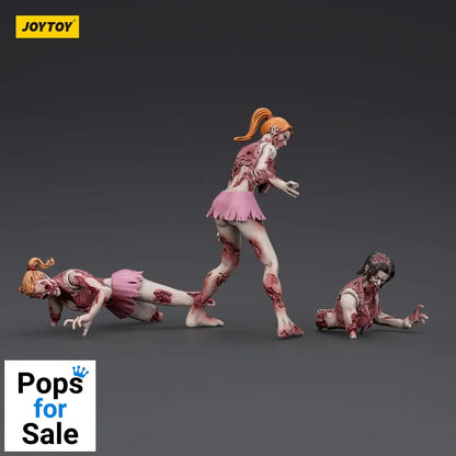 Zombie Dark Source Action Figures 3-Pack Cheer Leaders 8 cm