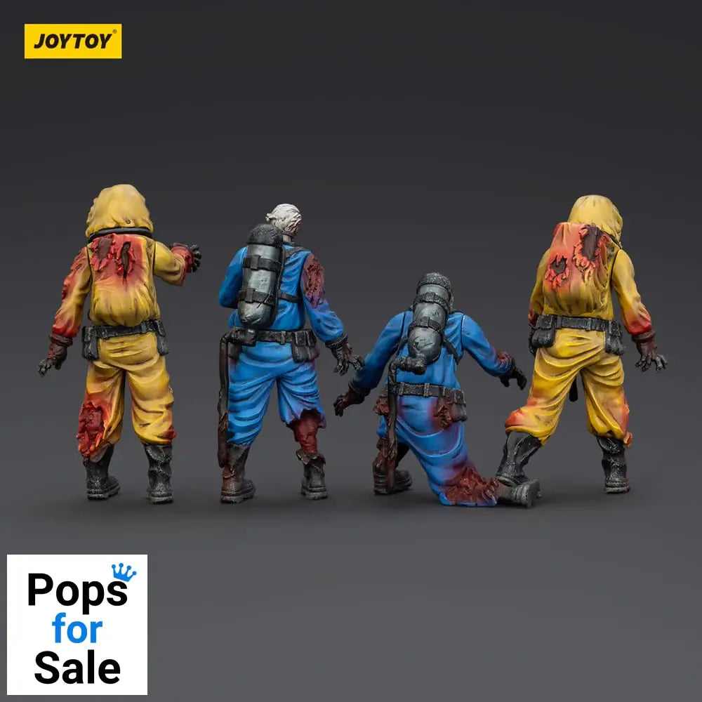 Zombie Dark Source Action Figures 4-Pack Biochemical Lab Team 8 cm Action figures