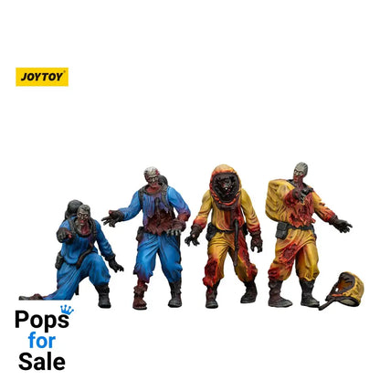Zombie Dark Source Action Figures 4-Pack Biochemical Lab Team 8 cm Action figures