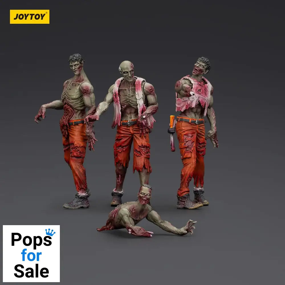 Zombie Dark Source Action Figures 4-Pack Mechanic Team 8 cm