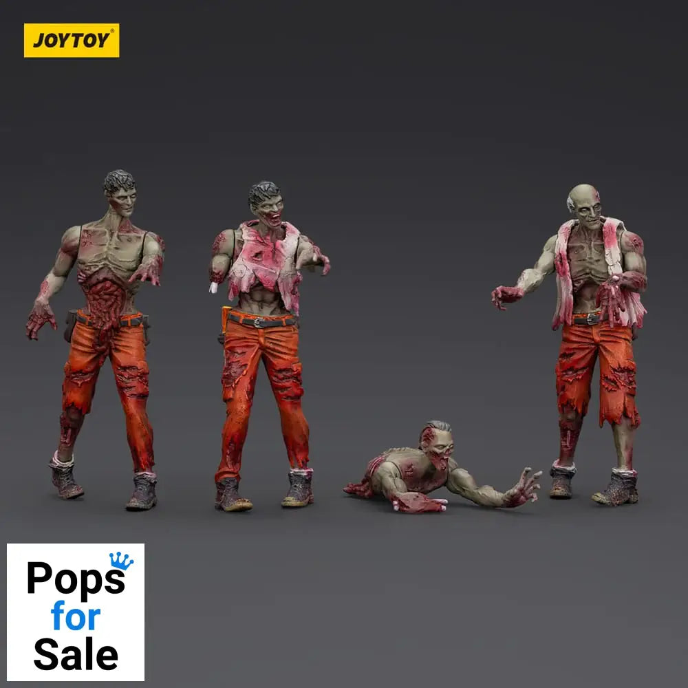Zombie Dark Source Action Figures 4-Pack Mechanic Team 8 cm