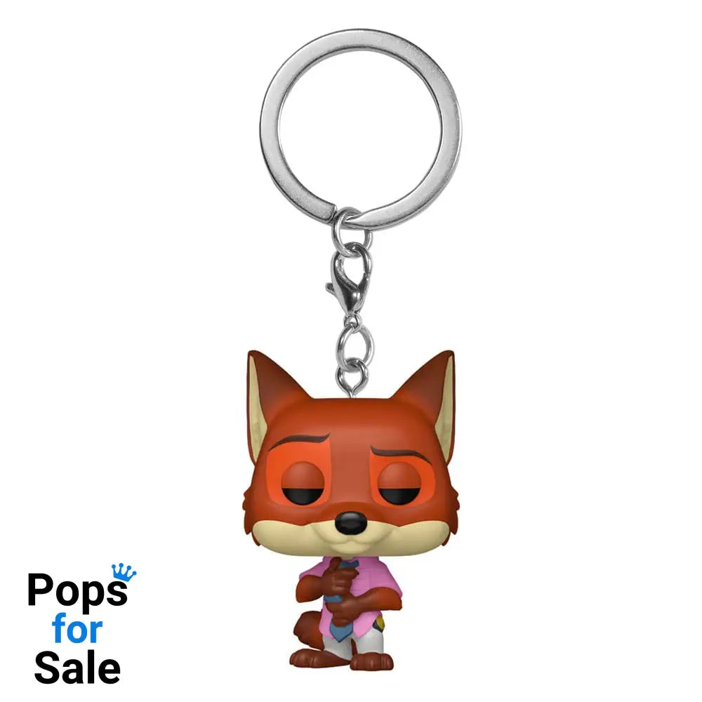 Zootopia 2 Pocket POP! Vinyl Keychains 4 cm Nick Wilde Display (12) Keyrings