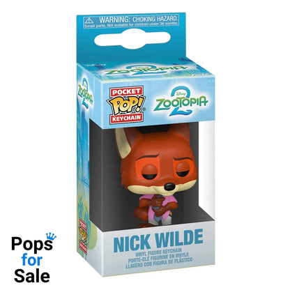 Zootopia 2 Pocket POP! Vinyl Keychains 4 cm Nick Wilde Display (12)