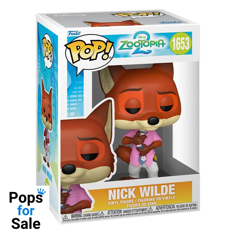 Zootopia 2 POP! Movies Vinyl Figure Nick Wilde 9 cm