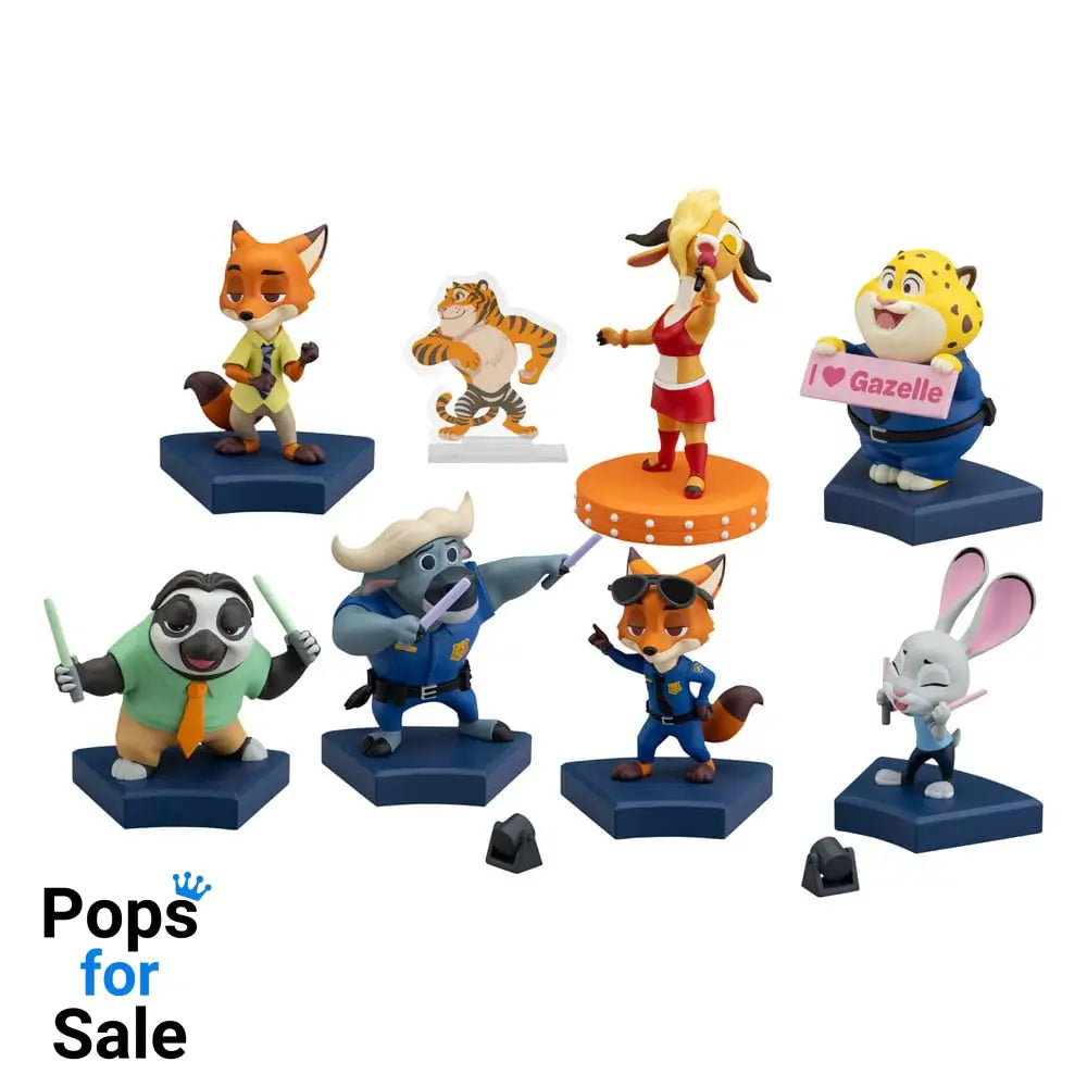 Zootopia Mini Egg Attack Blind Box Figures Concert Series 8 cm Assortment (6) Action toys