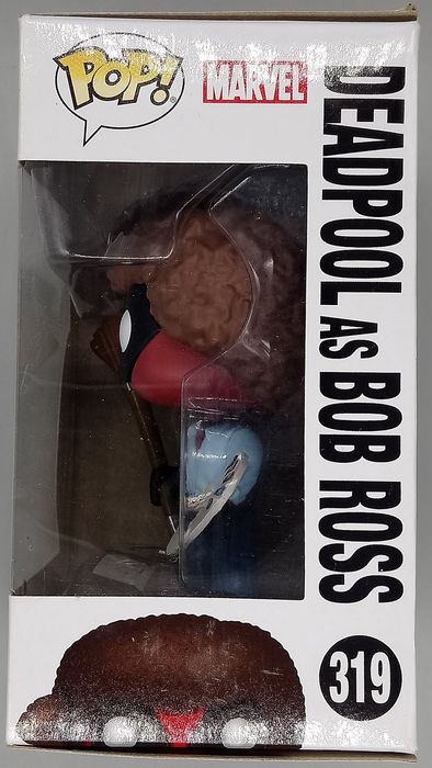 #319 Deadpool as Bob Ross - Marvel Deadpool - Box Damaged Funko POP