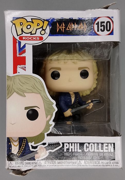 #150 Phil Collen - Def Leppard - Box Damaged Funko POP