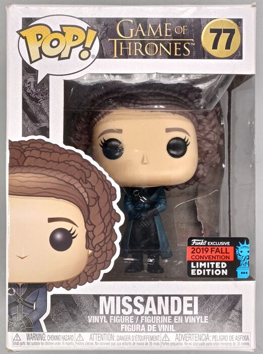 #77 Missandei - Game of Thrones - 2019 Con - Box Damaged Funko POP