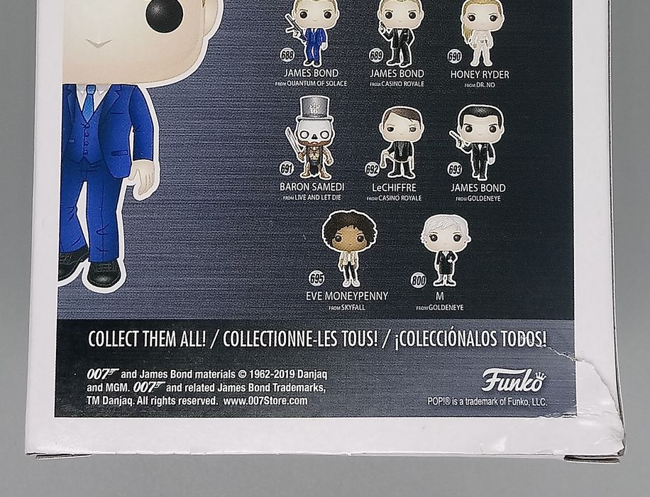 688 James Bond (Daniel Craig Quantum of Solace) - Funko POP - Box Damaged