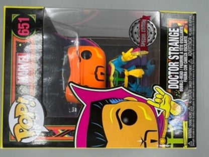 #651 Doctor Strange (Blacklight) Marvel - Box damaged Funko POP
